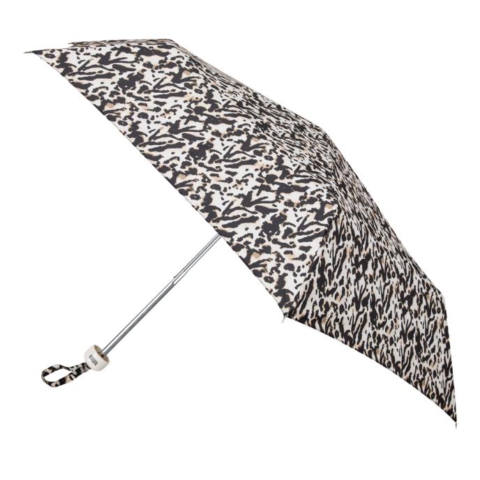 totes® Supermini & Matching Bag in Bag Umbrella Shopper Animal Markings Print ( 3 Section ) Extra Image 2